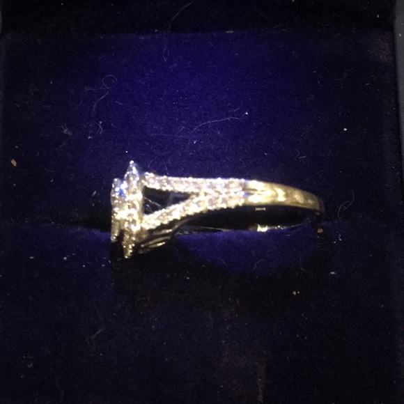 10kt White gold 1kt Diamond ring - Picture 4 of 4